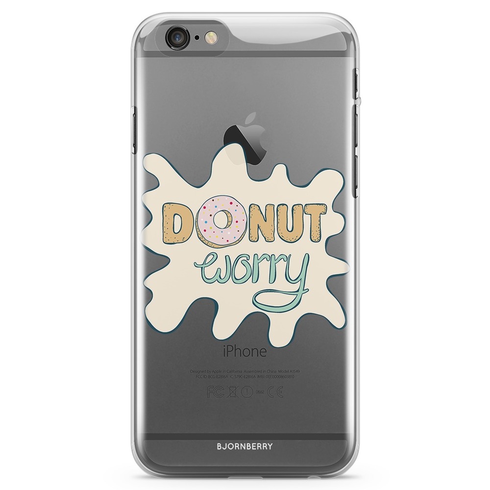 iPhone 6 Plus/6s Plus TPU Case - Donut Worry