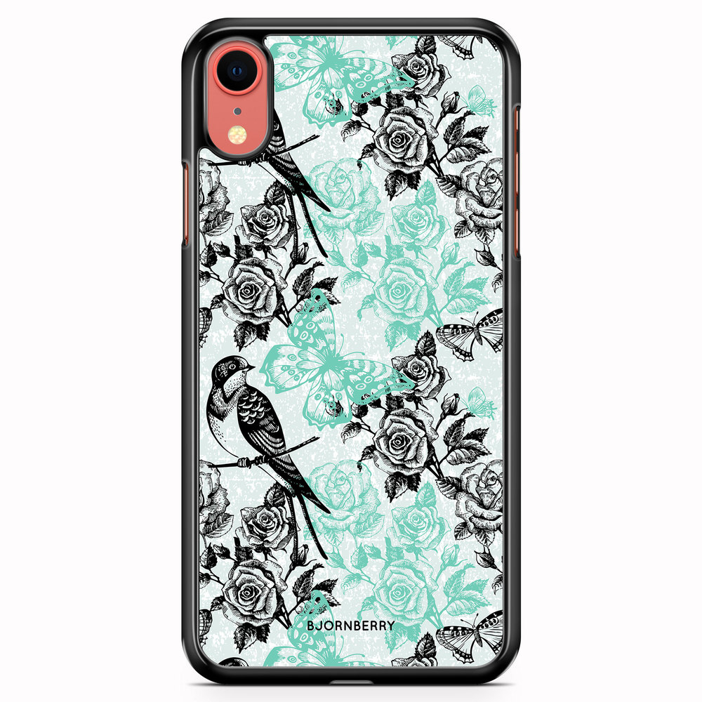 iPhone XR Case - Birds & Roses