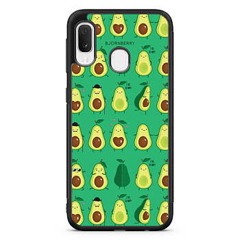 Samsung Galaxy A20e Case - Avocado Pattern
