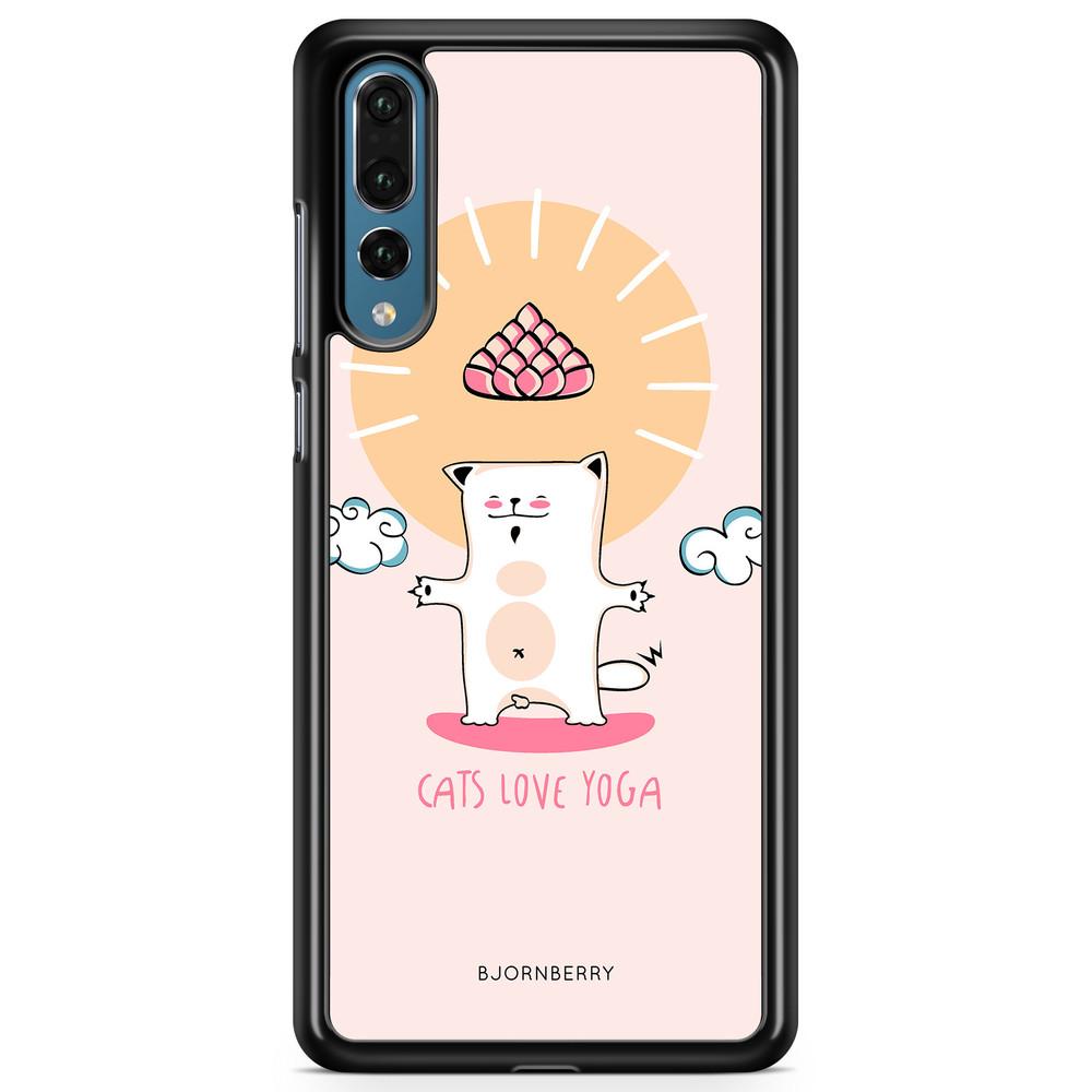 Huawei P20 Pro Case - Yoga Cat Nr1