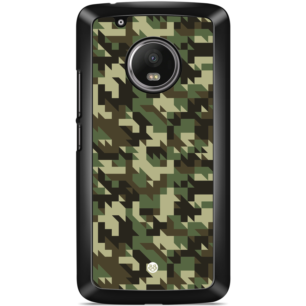 Moto G5 Plus Case - Houndstooth Camo