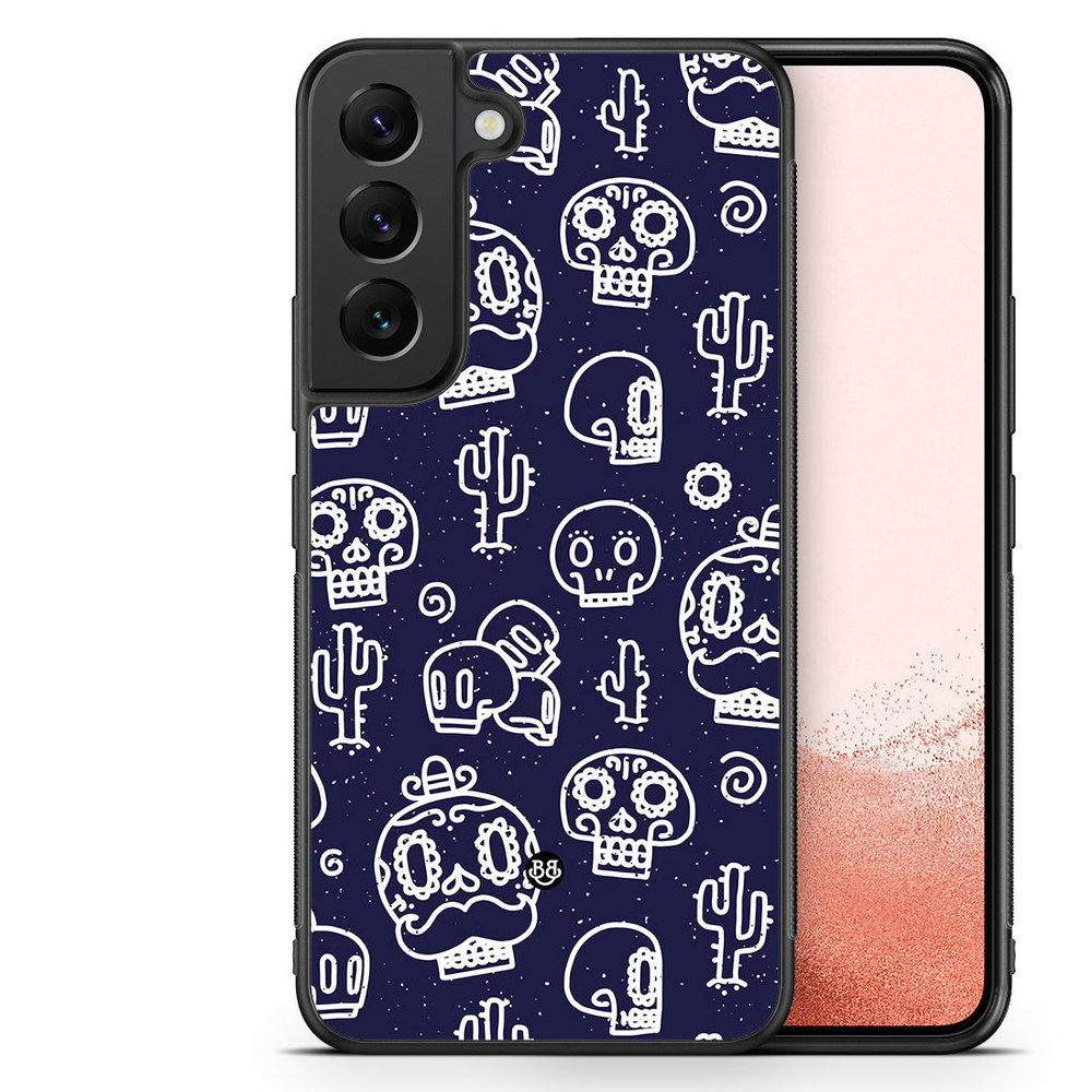 Samsung Galaxy S23 Plus 5G Case - Oldschool Skulls