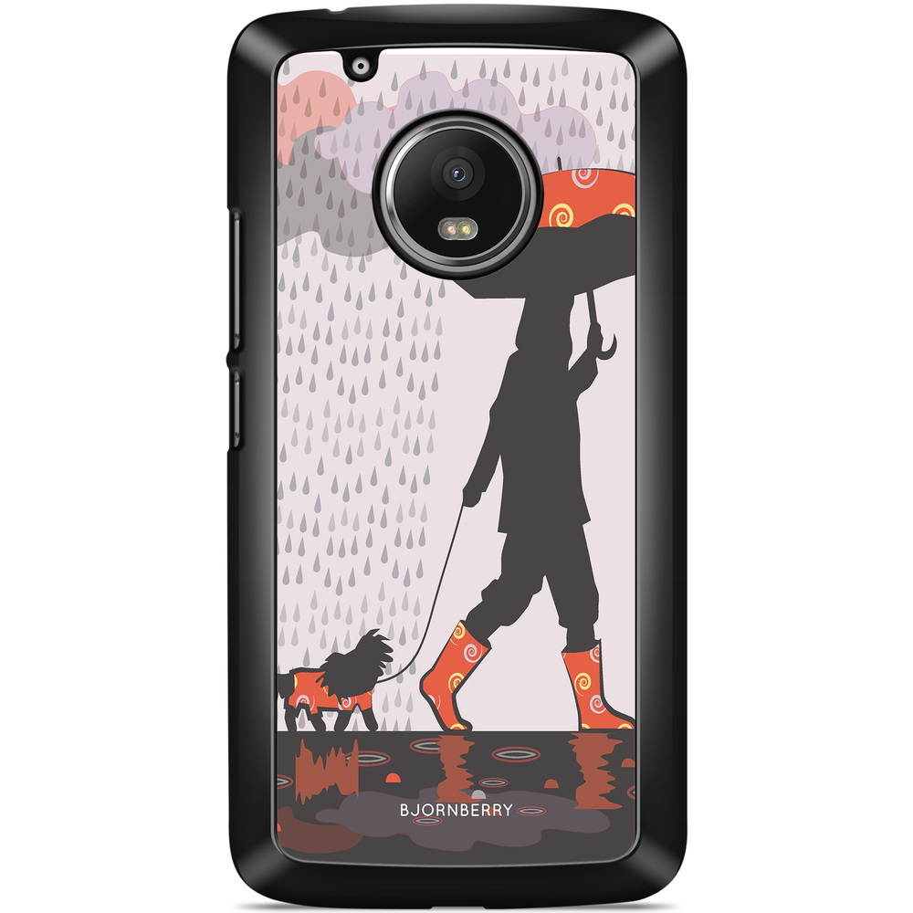 Moto G5 Plus Case - Walking In The Rain
