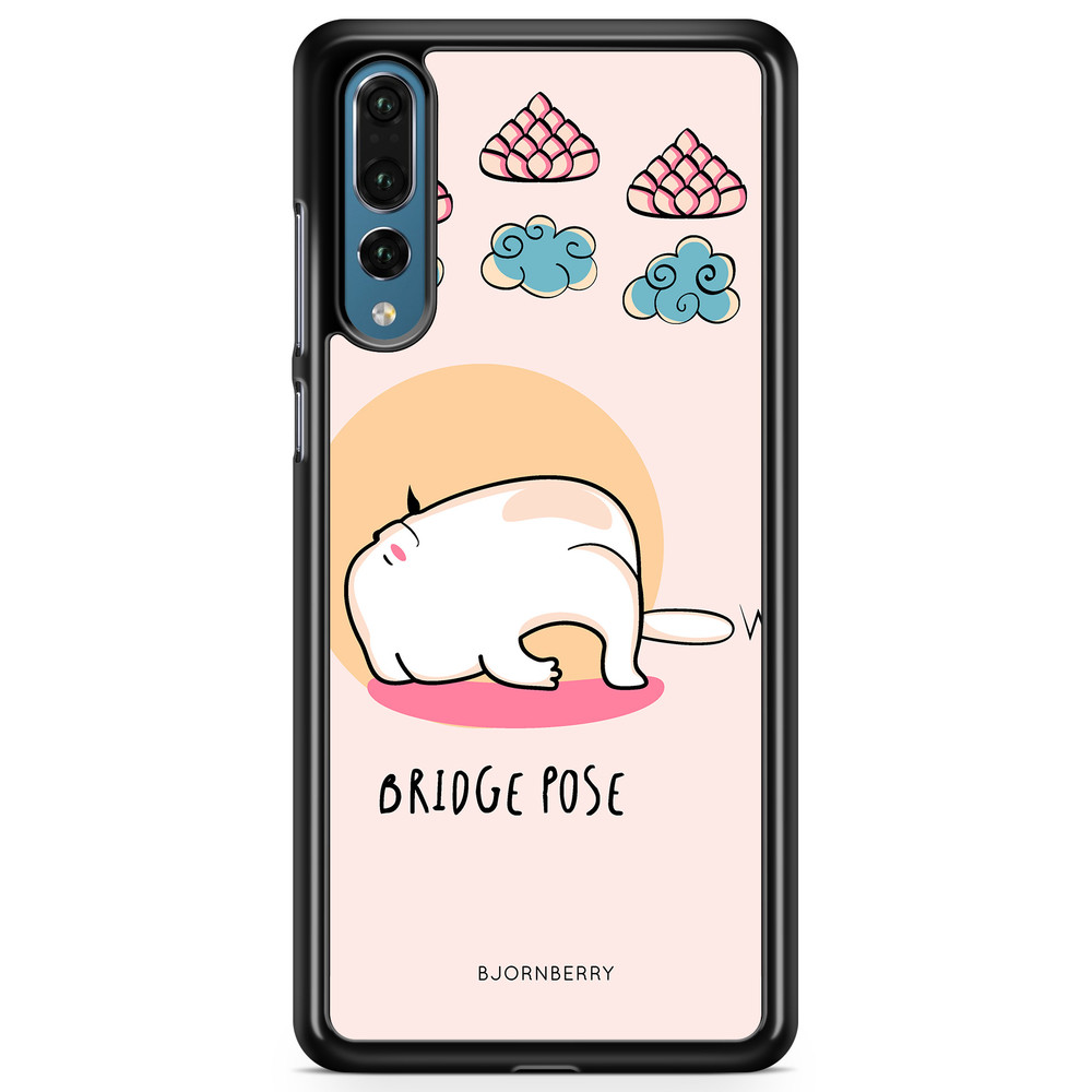Huawei P20 Pro Case - Yoga Cat Bridge Pose