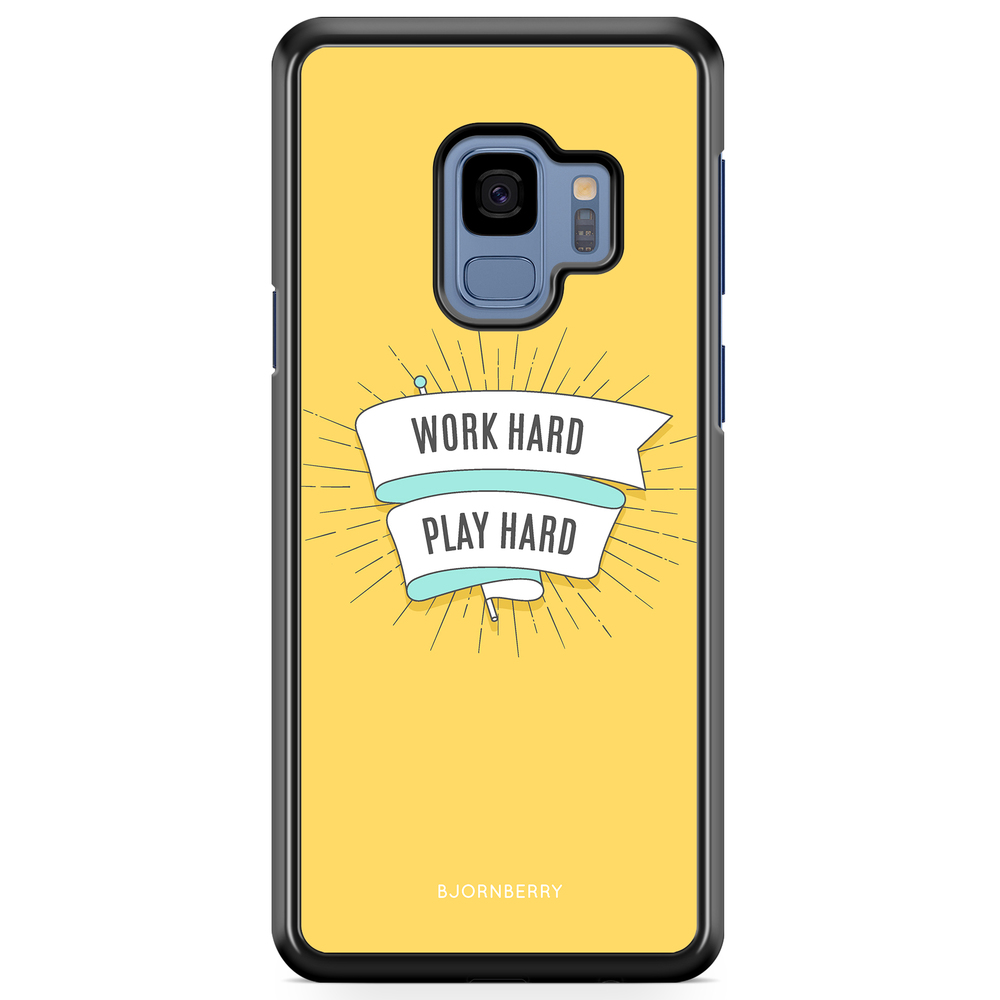 Samsung Galaxy S9 Case - Work hard play hard