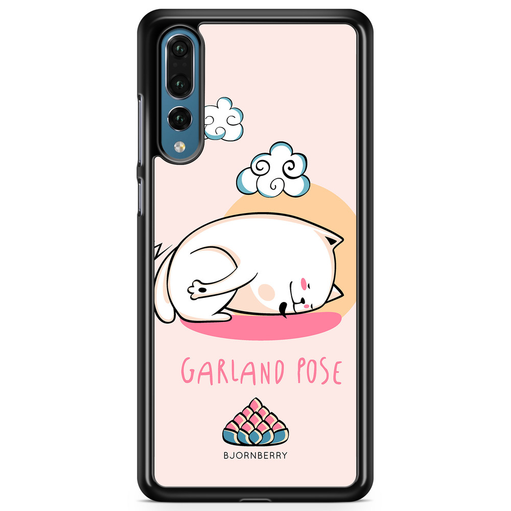 Huawei P20 Pro Case - Yoga Cat Garland