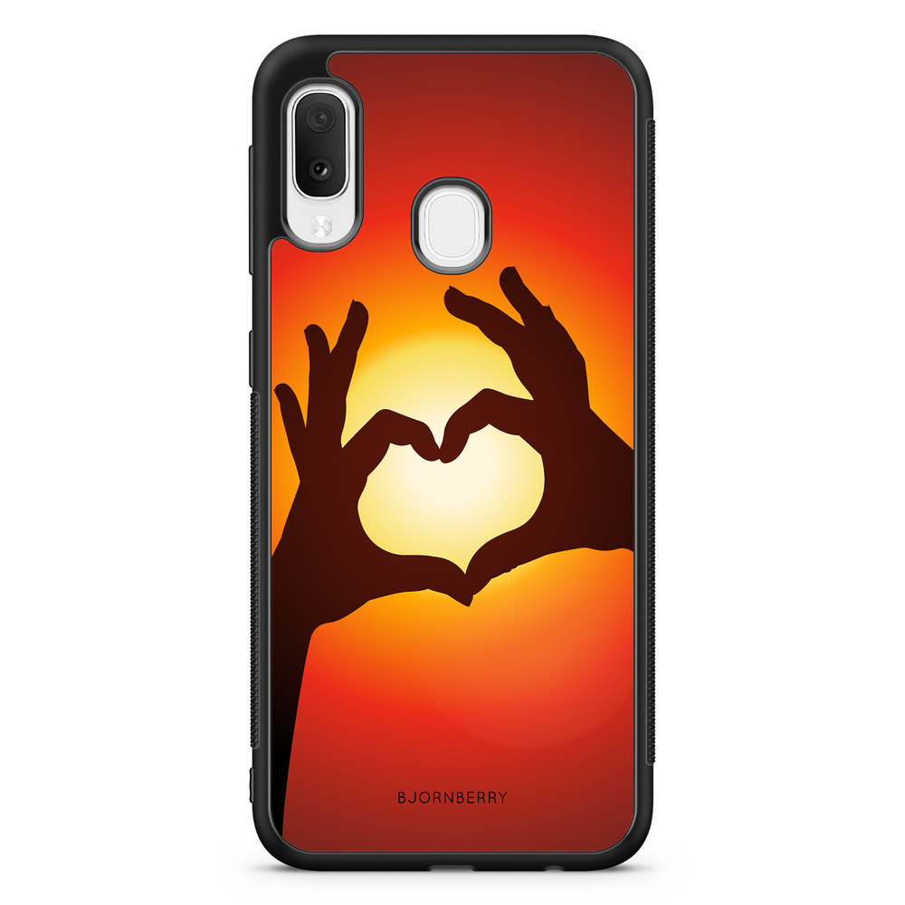 Samsung Galaxy A20e Case - Hands Heart