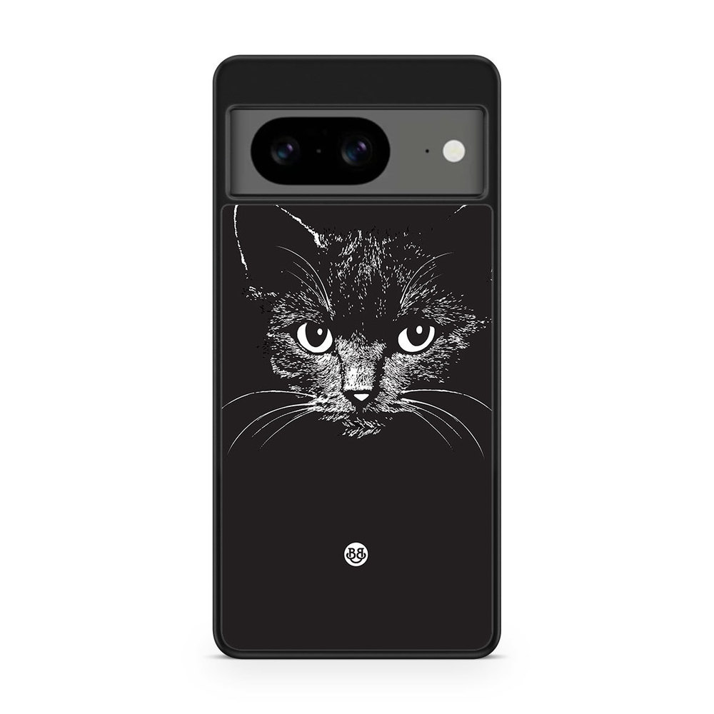 Google Pixel 8 Case - Black/white cat