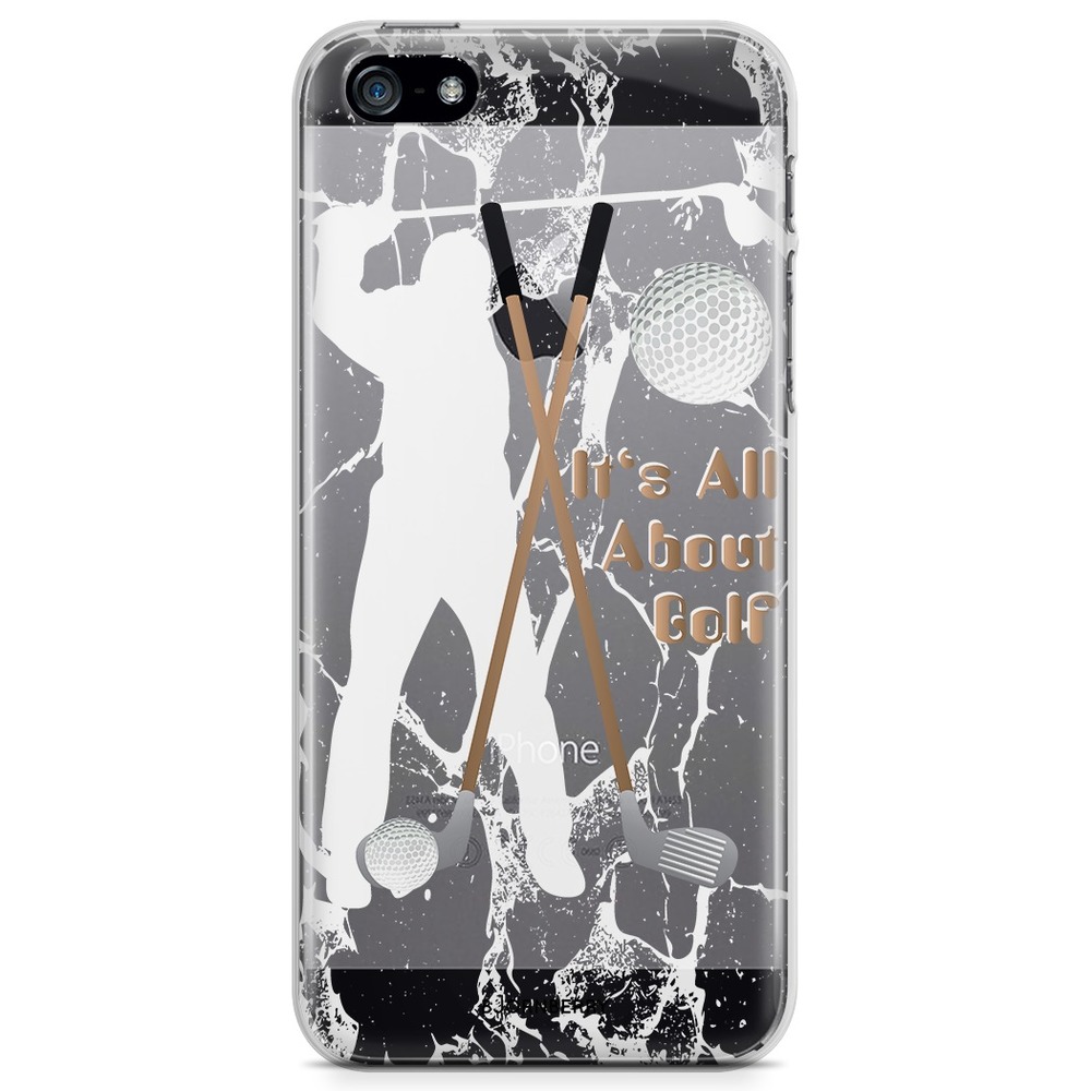iPhone 5/5S/SE (2016) TPU Case - its all about golf