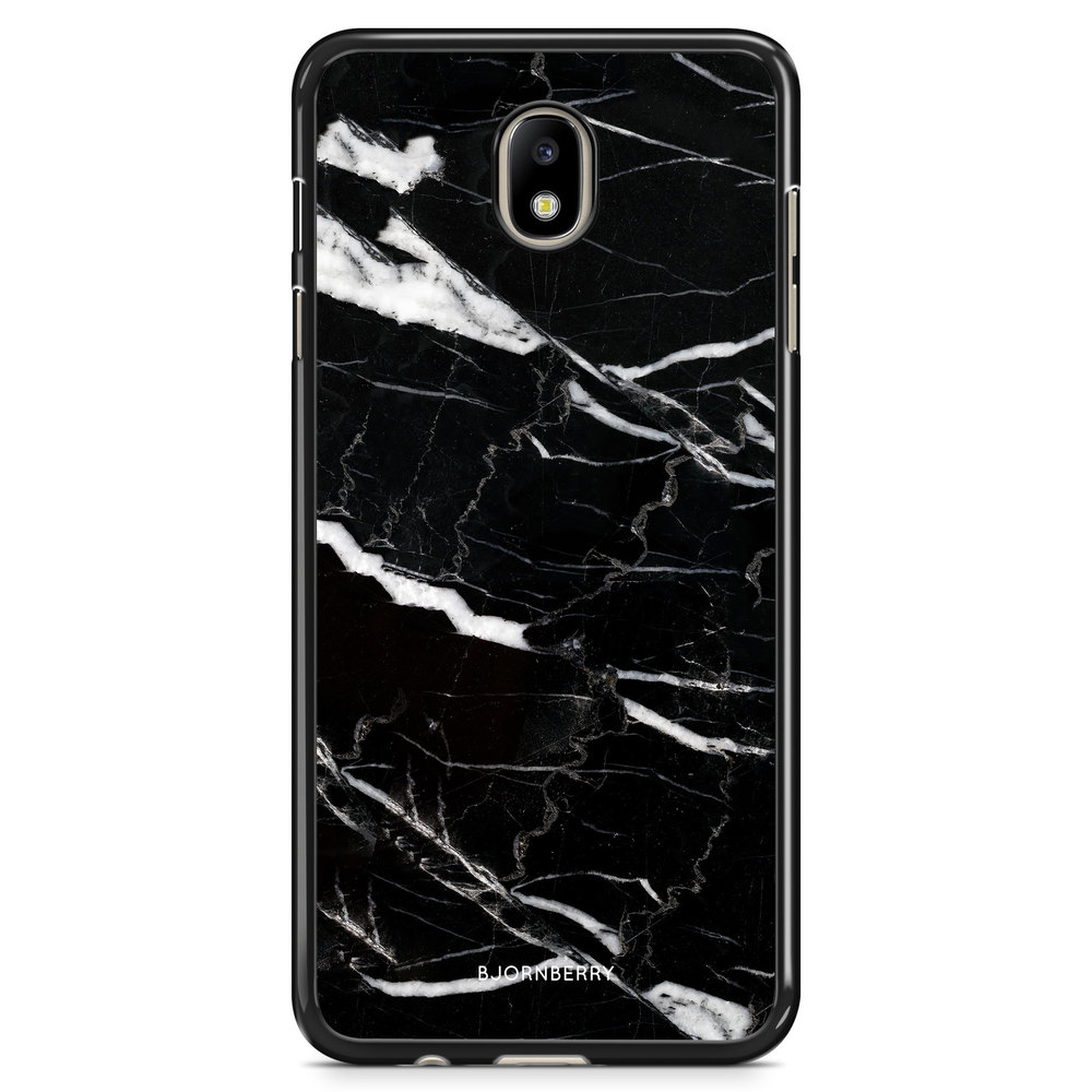 Samsung Galaxy J7 (2017) Case - Black Marble