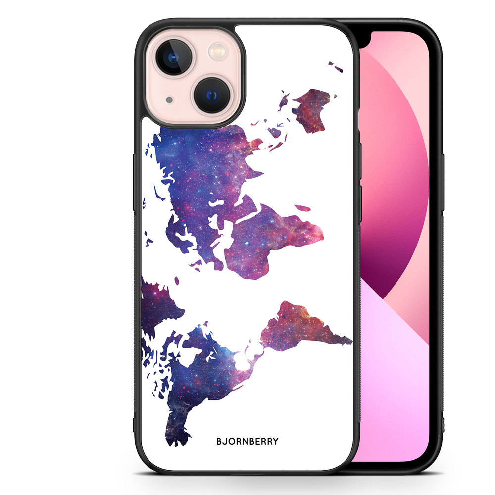 iPhone 13 Case - World Map Space