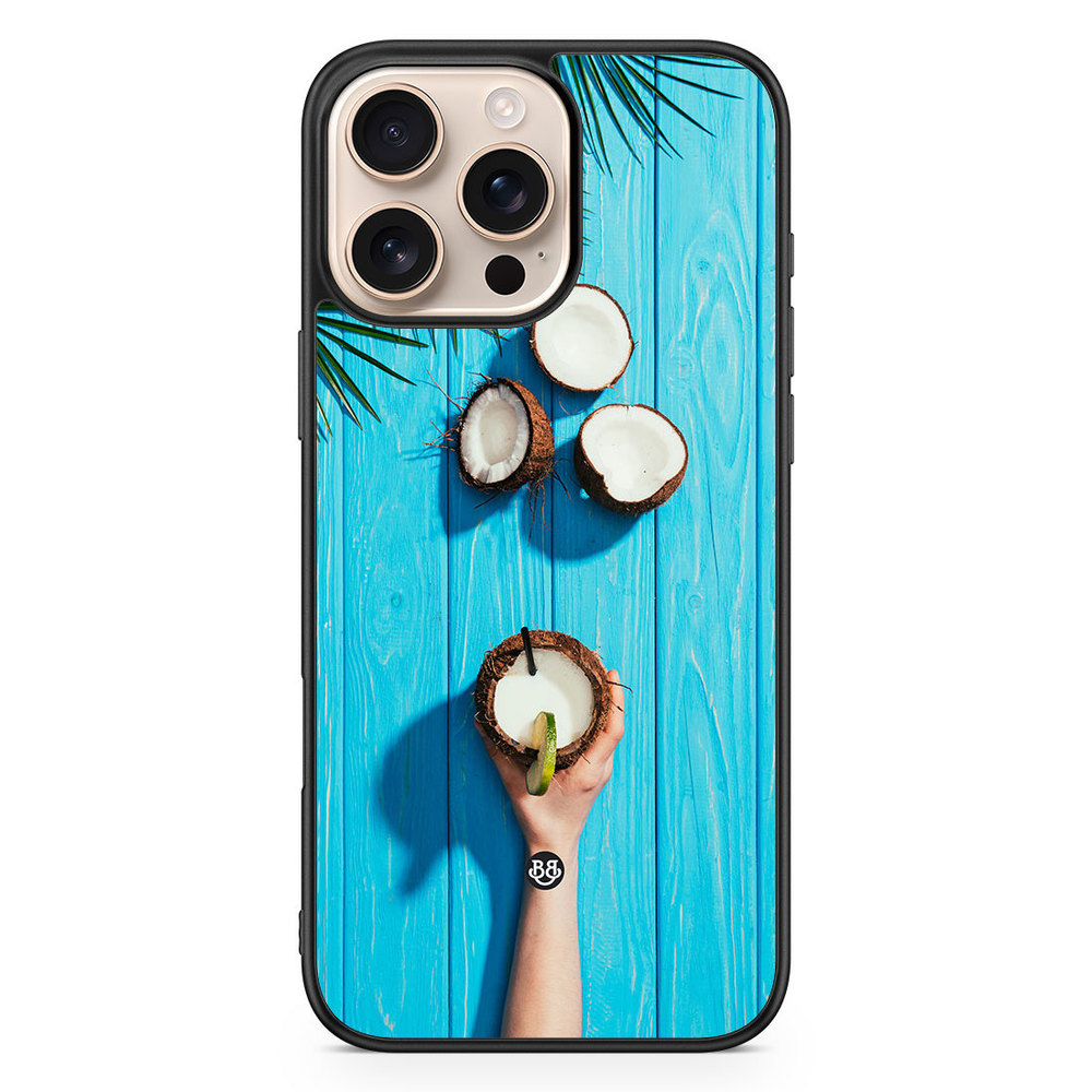 iPhone 16 Pro Max Case - Coconut Drink