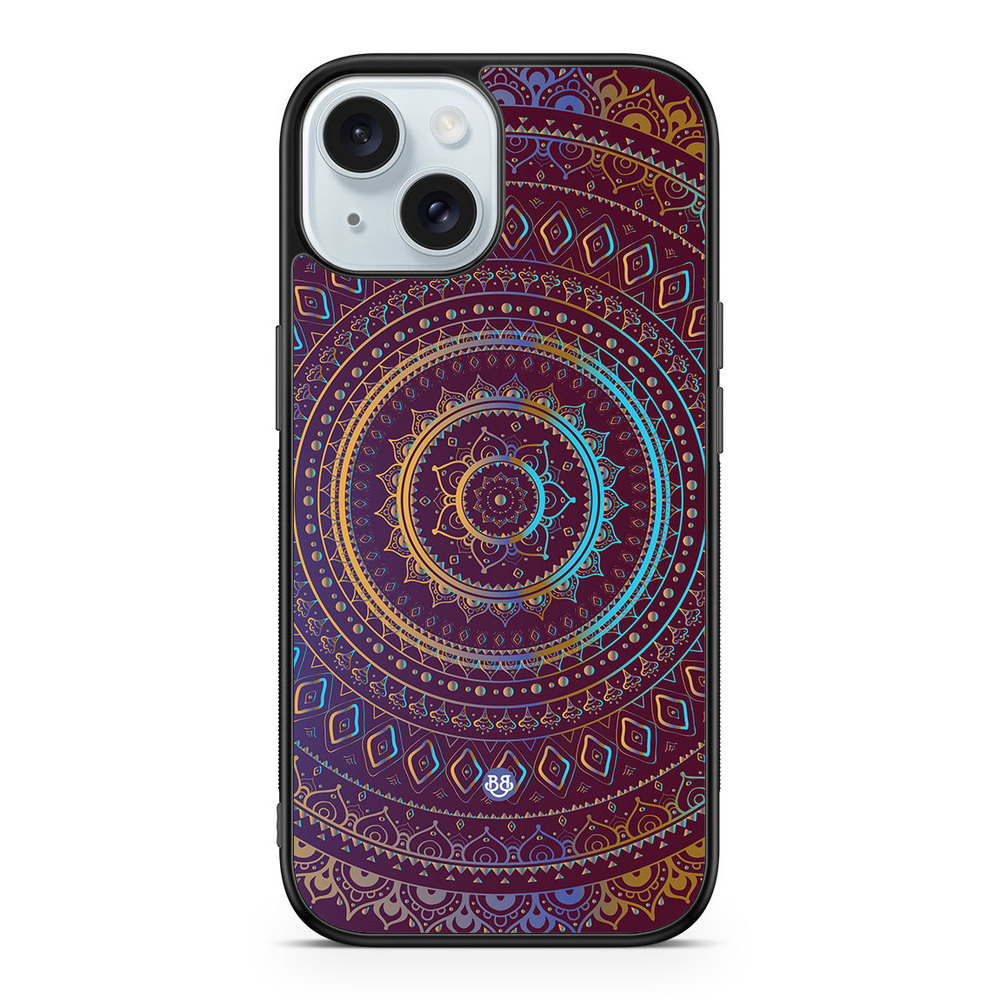 iPhone 15 Case - Purple Mandala