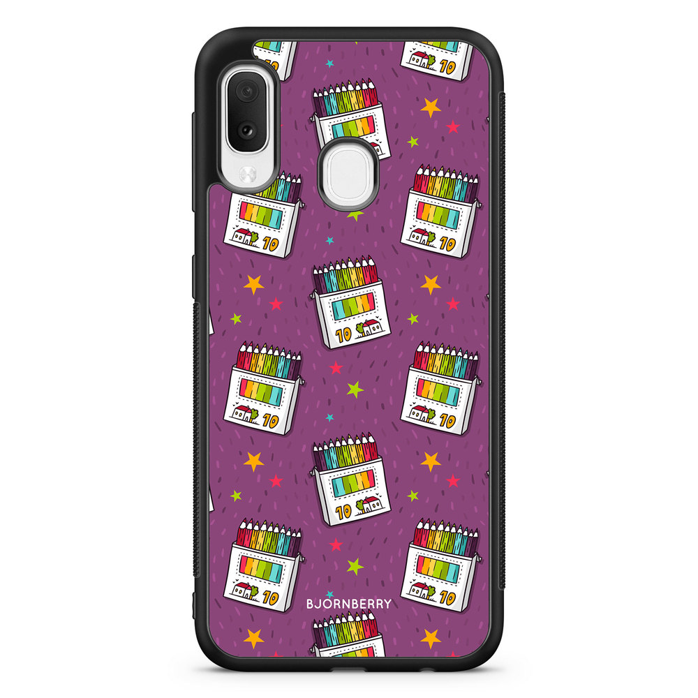 Samsung Galaxy A20e Case - Pencil Sets
