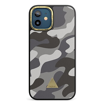 Naive iPhone 12 Case - Grey Camo