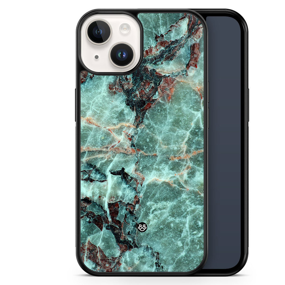 iPhone 14 Case - Green Marble