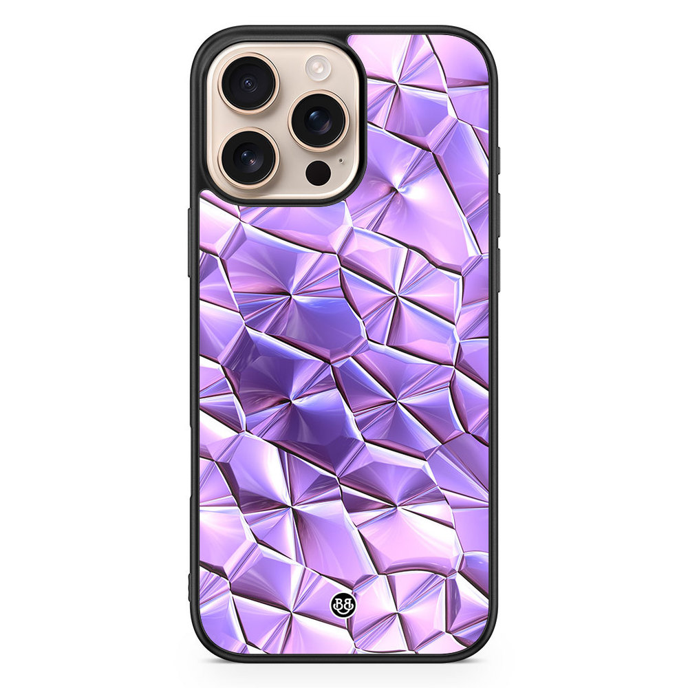 iPhone 16 Pro Max Case - Purple Crystal