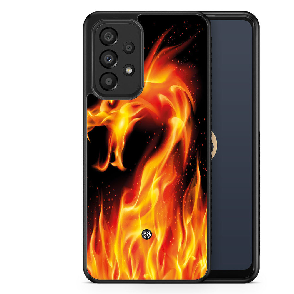 Samsung Galaxy A33 5G Case - Flames Dragon
