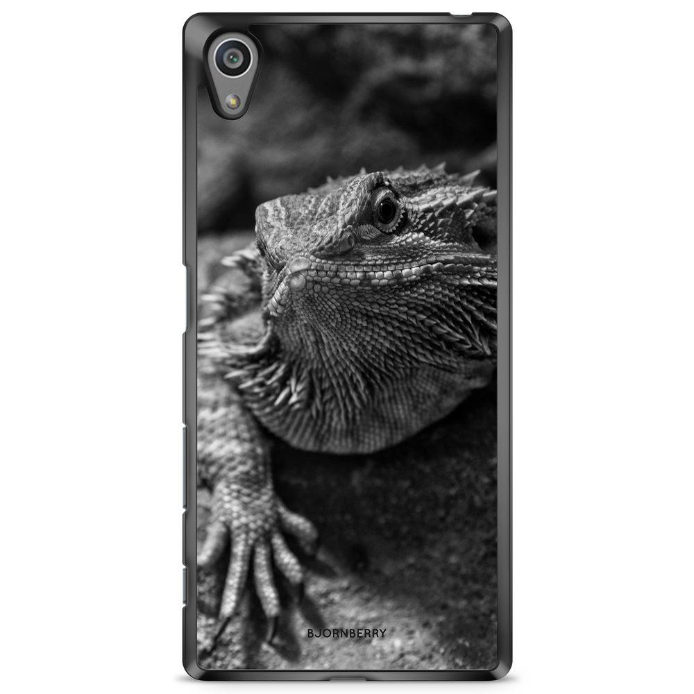 Sony Xperia Z5 Premium Case - Black/White Lizard