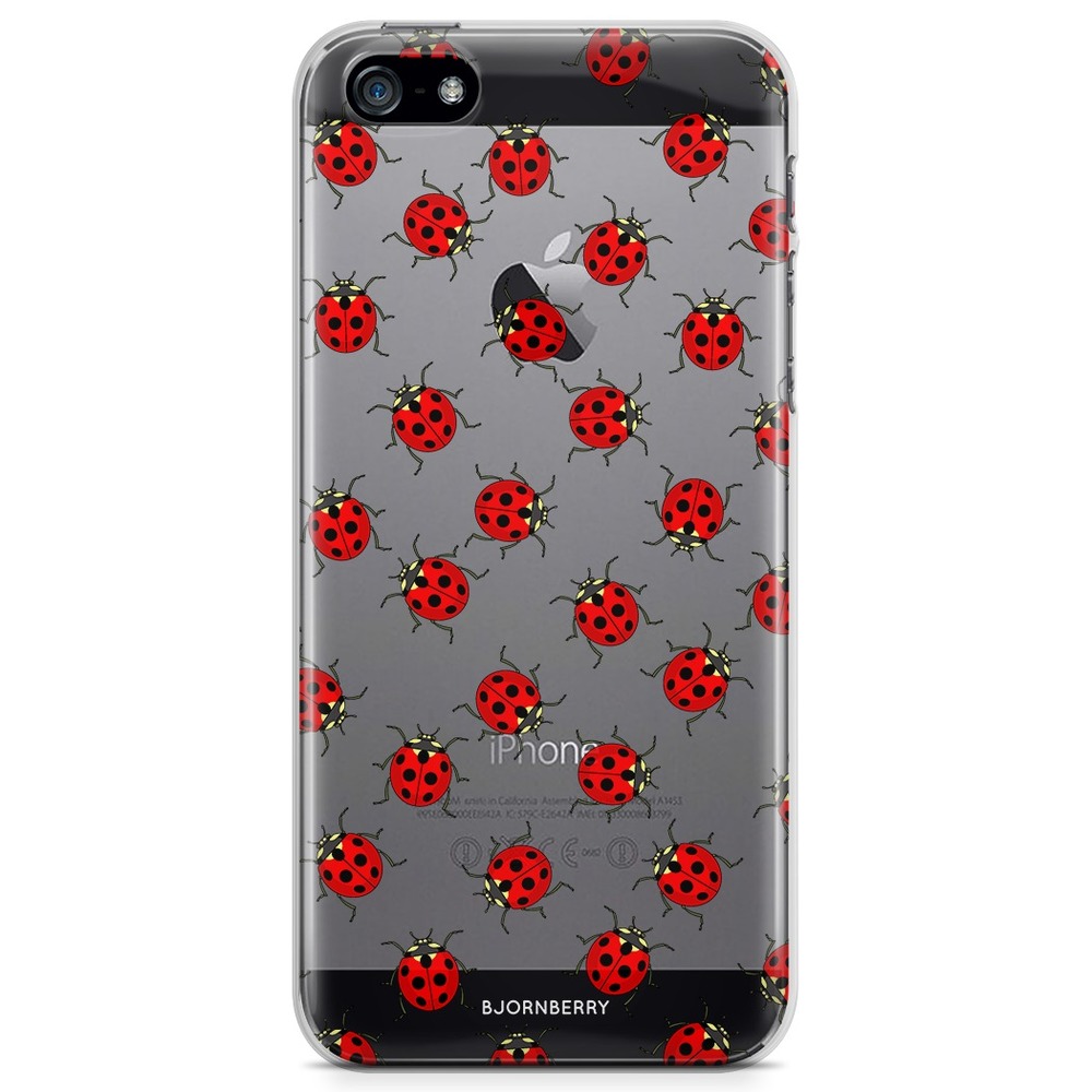 iPhone 5/5S/SE (2016) TPU Case - Ladybugs