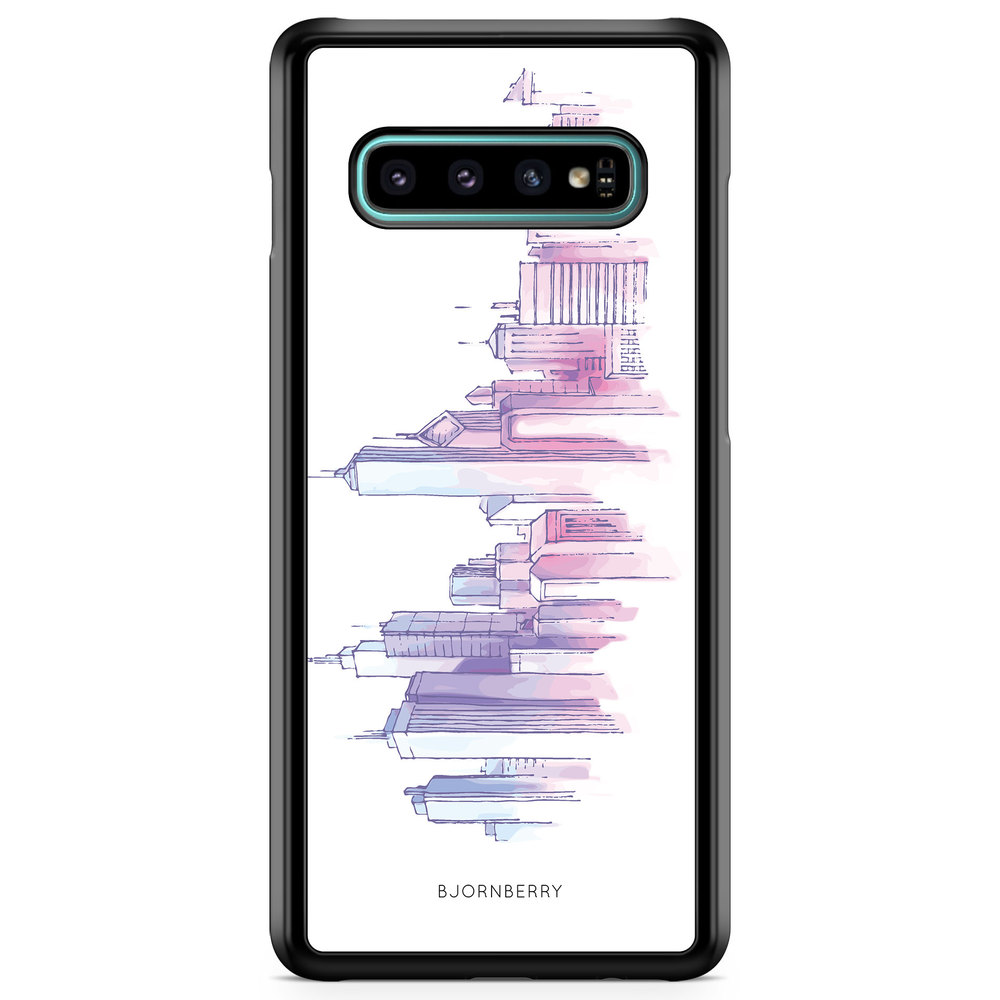 Samsung Galaxy S10 Case - Watercolor Skyline