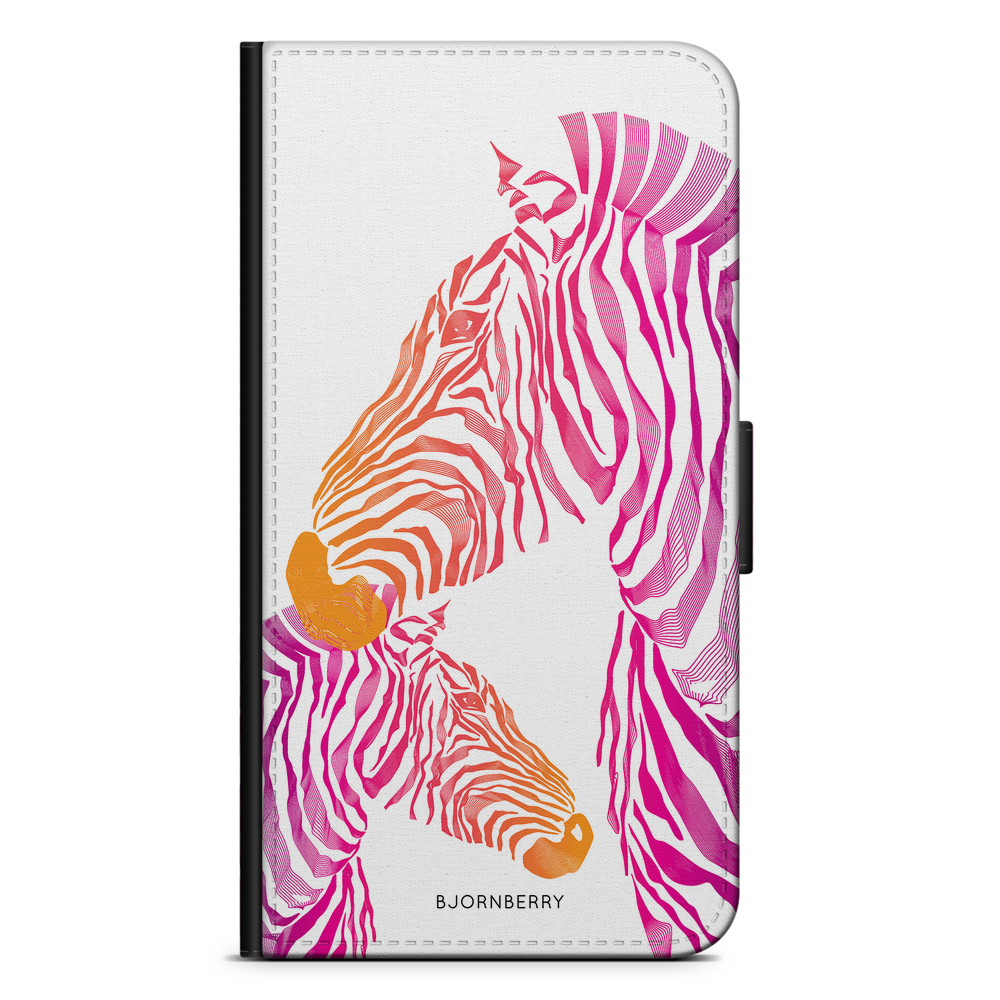 Samsung Galaxy Note 20 Ultra Plånboksfodral - Rosa Zebror | Mobilskal & Mobilfodral BJORNBERRY
