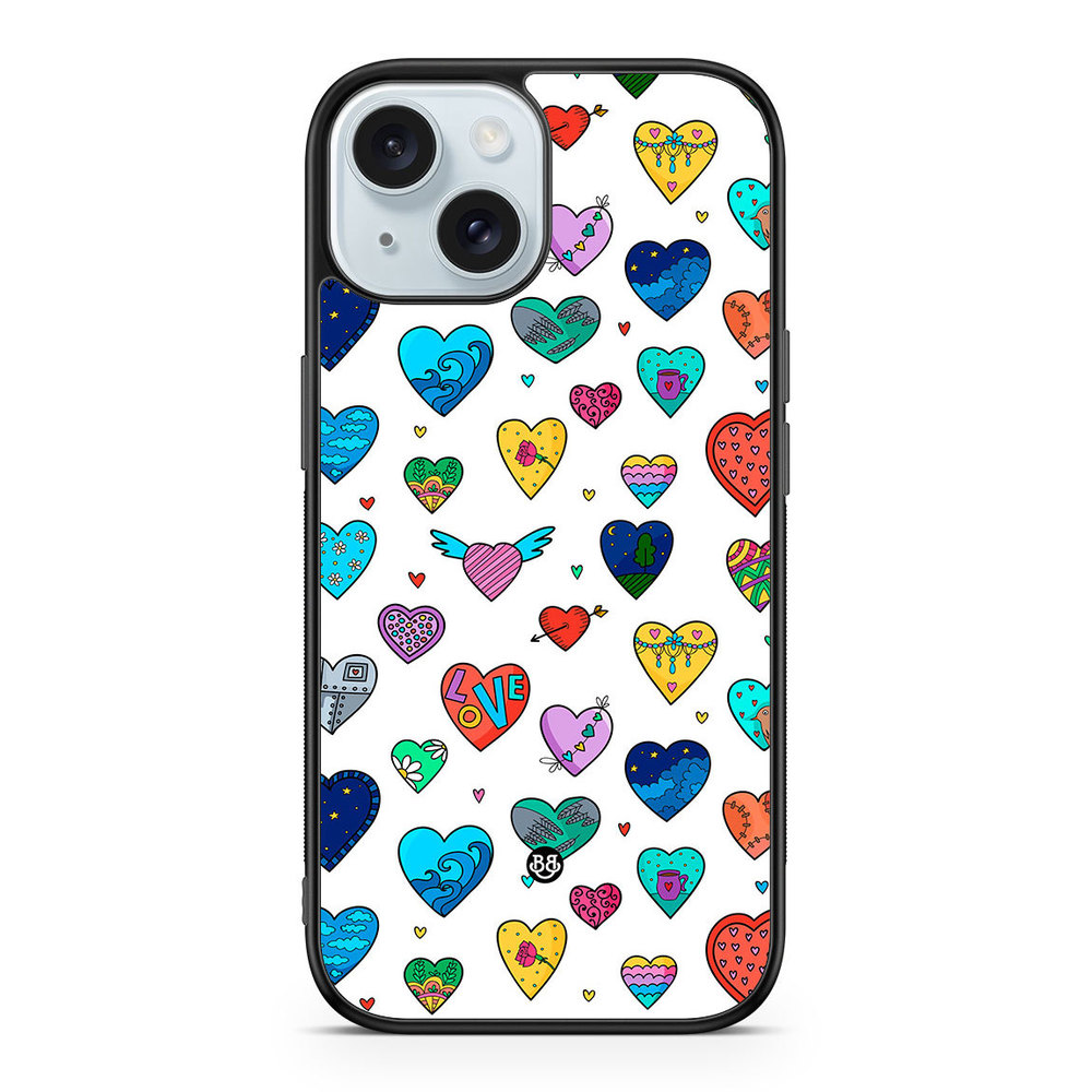 iPhone 15 Case - Hearts