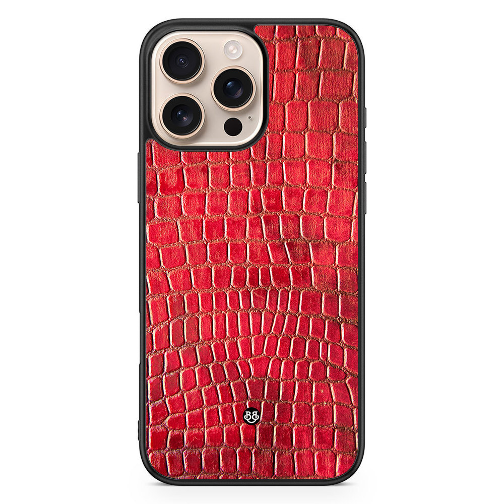 iPhone 16 Pro Max Case - Red Snake