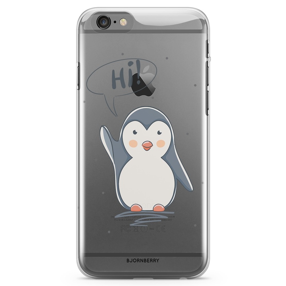 iPhone 6 Plus/6s Plus TPU Case - Cute Penguins