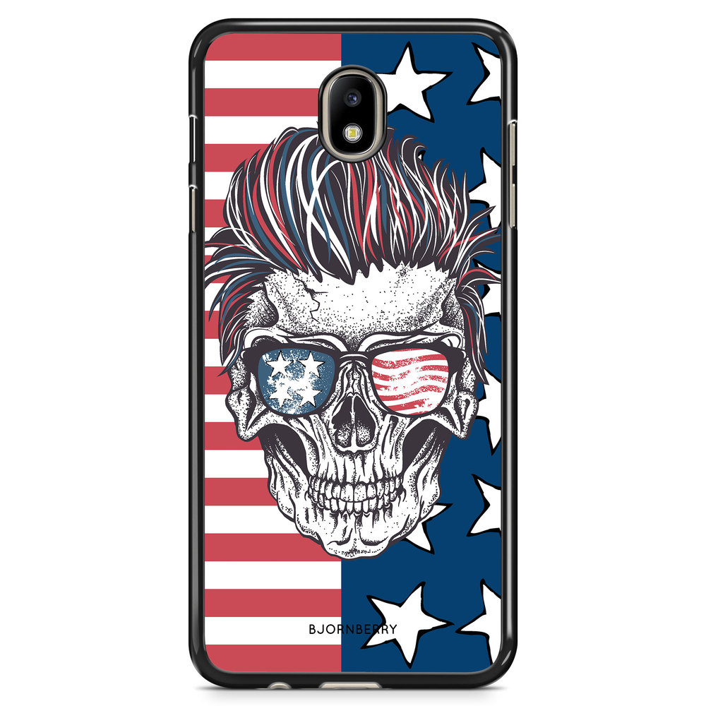 Samsung Galaxy J7 (2017) Case - USA Skull