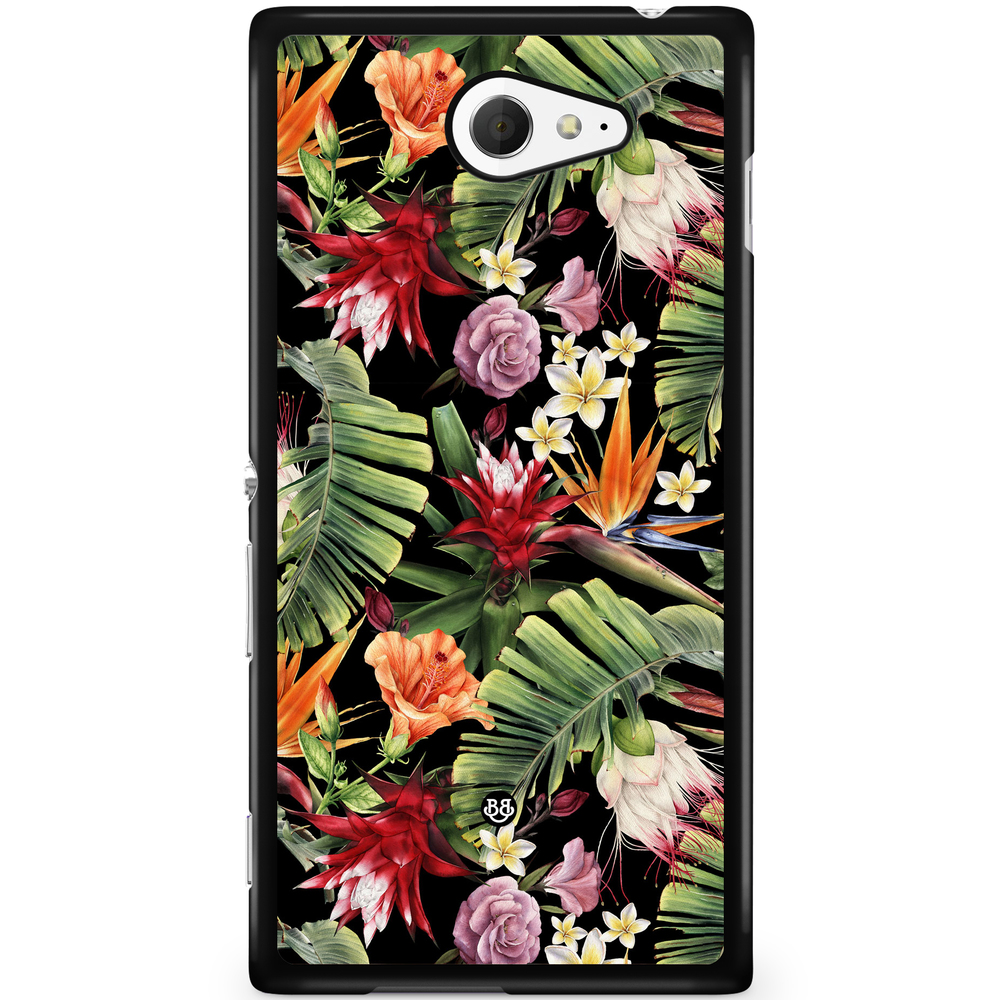 Sony Xperia M2 Aqua Case - Tropical Floral