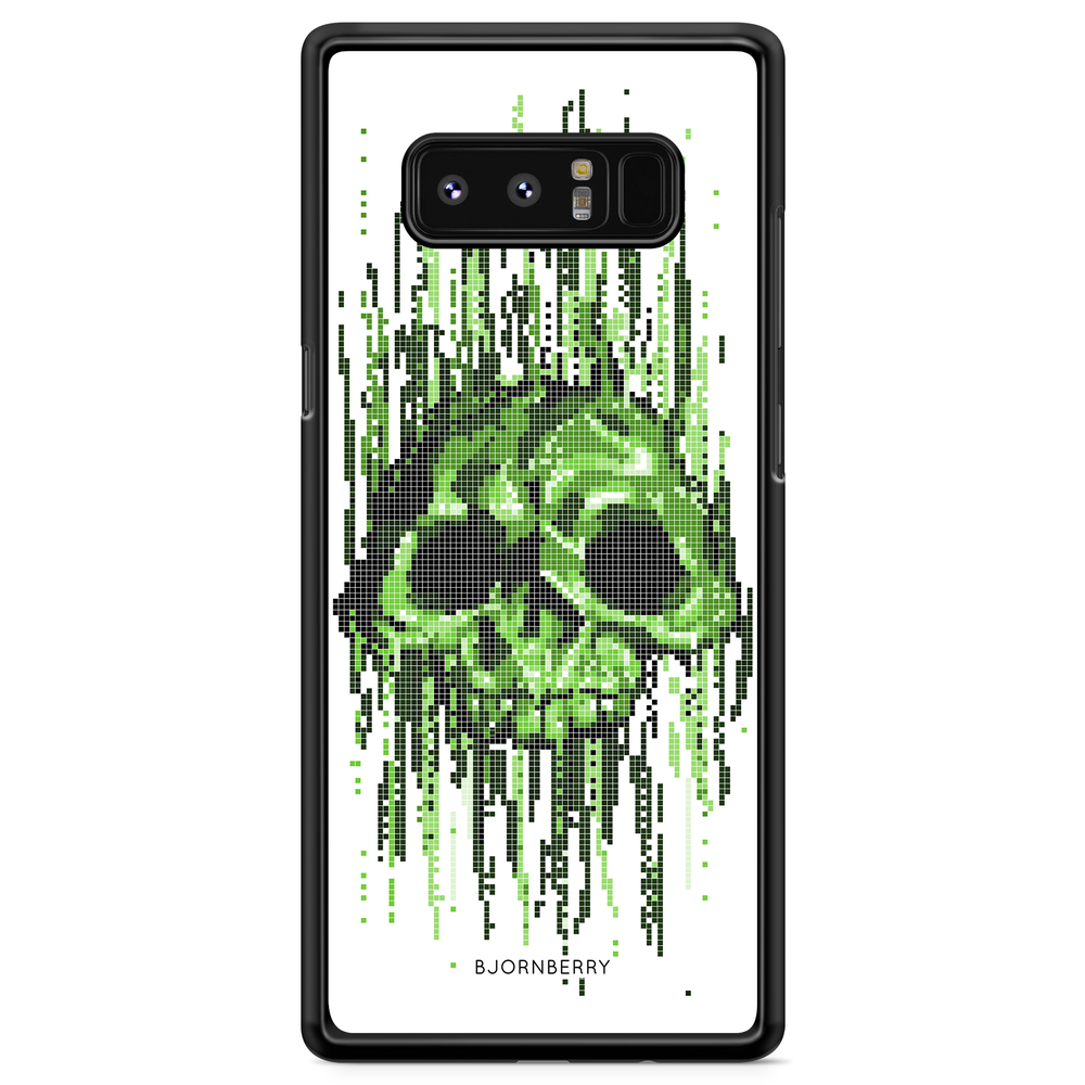 Samsung Galaxy Note 8 Case - Data Virus Skull