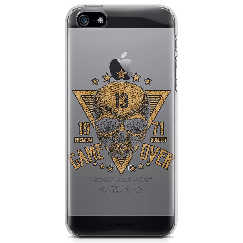 iPhone 5/5S/SE (2016) TPU Case - Vintage Skull