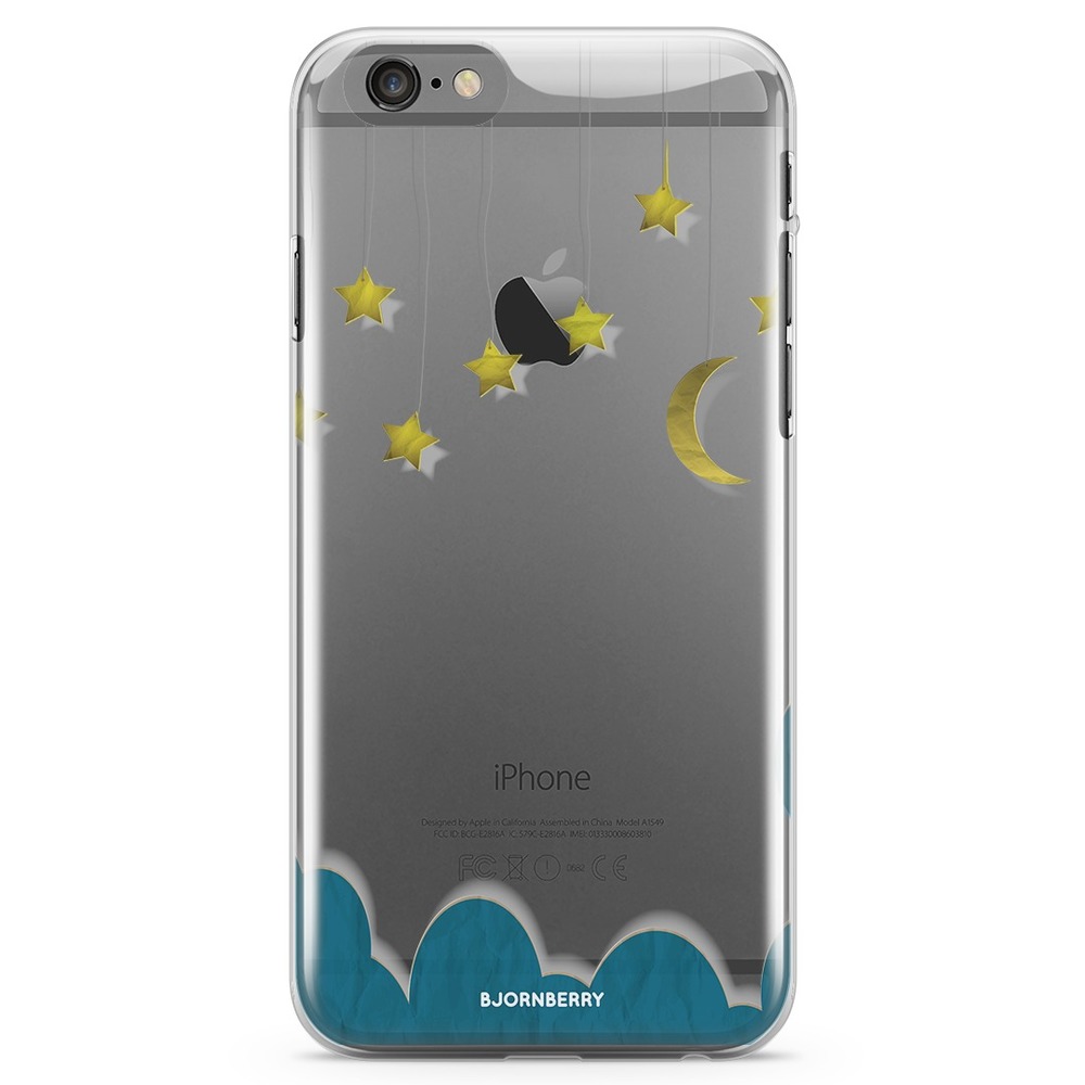 iPhone 6 Plus/6s Plus TPU Case - Moon Stars