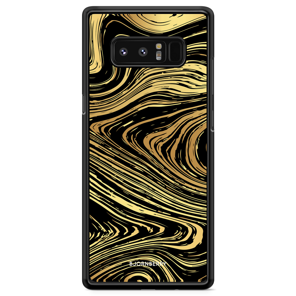 Samsung Galaxy Note 8 Case - Gold Marble