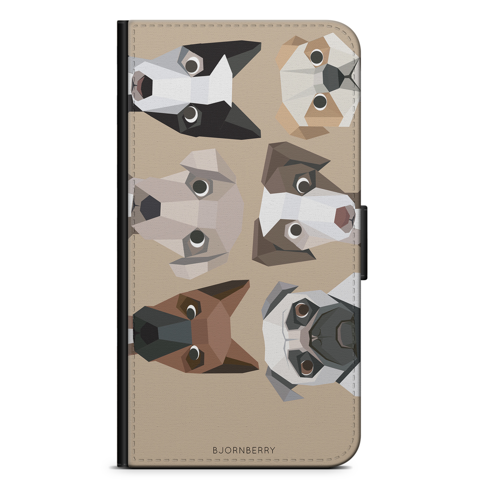 Huawei P9 Plus Wallet Case - Cute Dogs