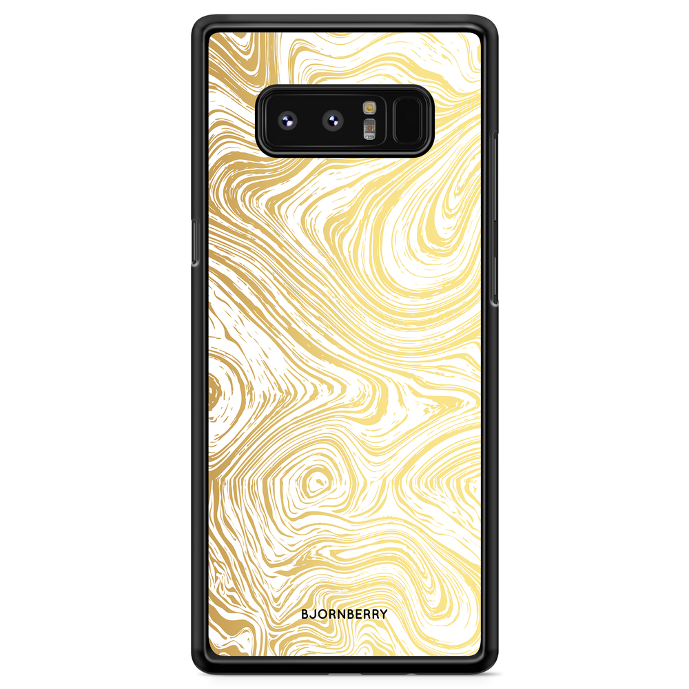Samsung Galaxy Note 8 Case - Gold Marble