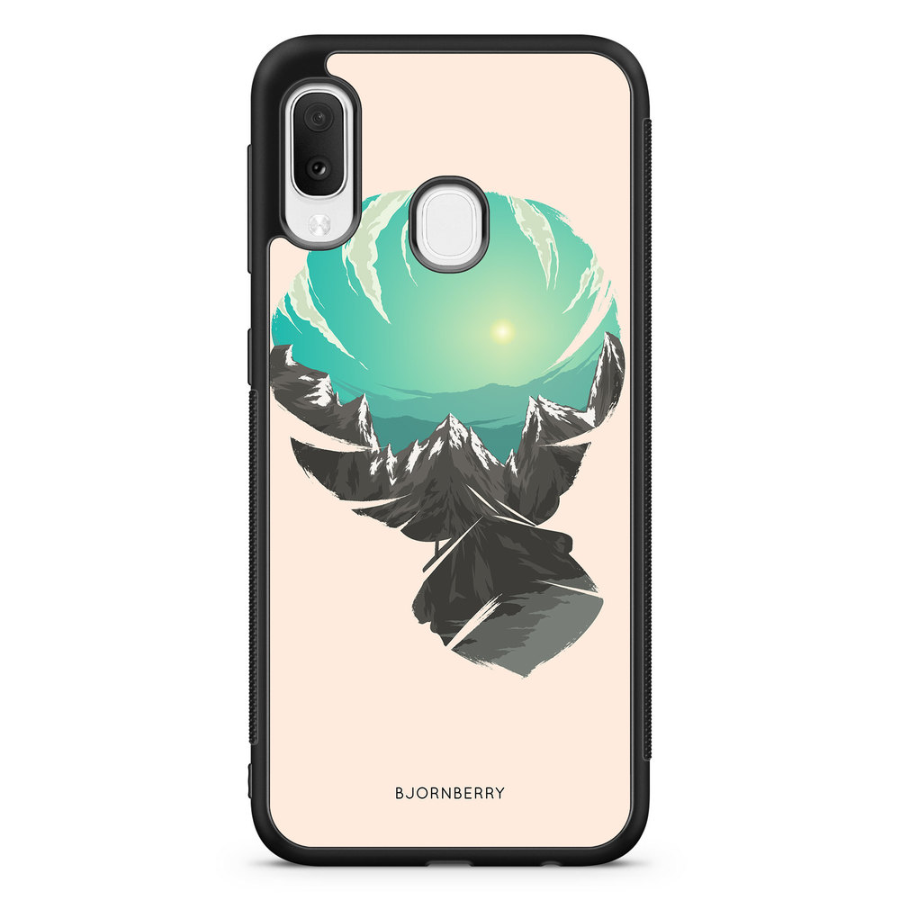 Samsung Galaxy A20e Case - Baloon Mountain