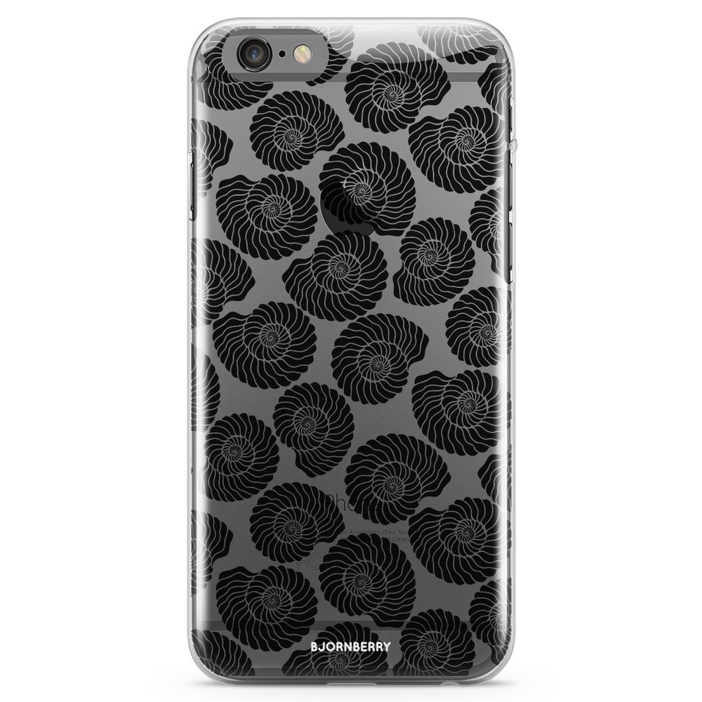 iPhone 6 Plus/6s Plus TPU Case - Seashell BW