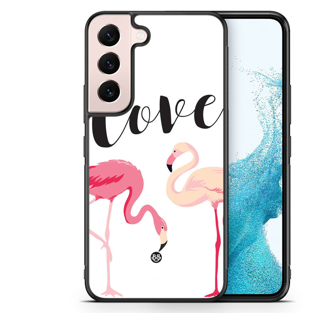 Samsung Galaxy S22 5G Case - Love Flamingo