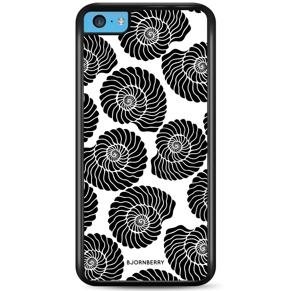 iPhone 5C Case - Seashell BW