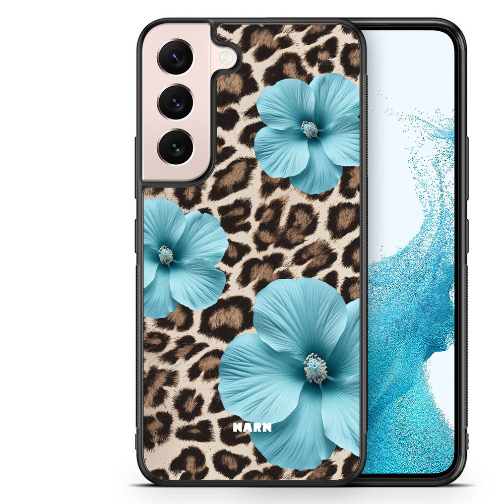 Samsung Galaxy S23 5G Case - Hibiscus Era - Turquoise Leopard