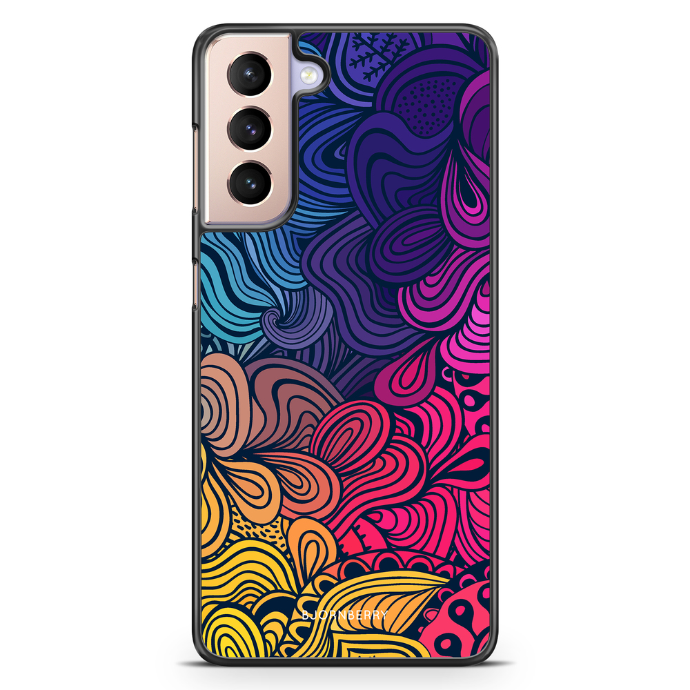 Samsung Galaxy S21 Case - Retro Flowers