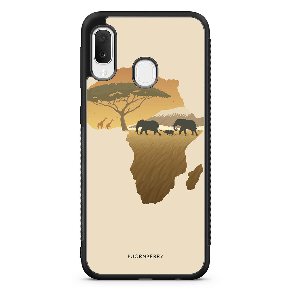 Samsung Galaxy A20e Case - Africa Brown