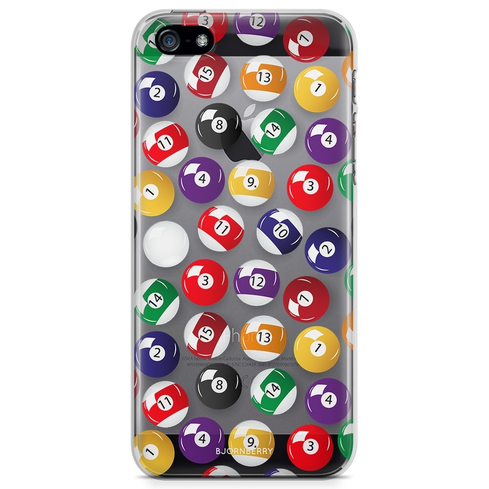 iPhone 5/5S/SE (2016) TPU Case - Pool Balls