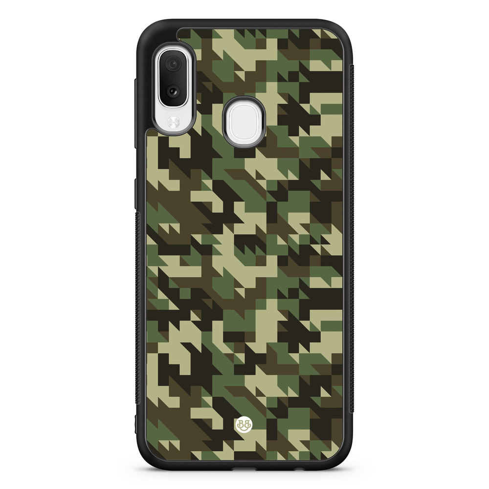 Samsung Galaxy A20e Case - Houndstooth Camo