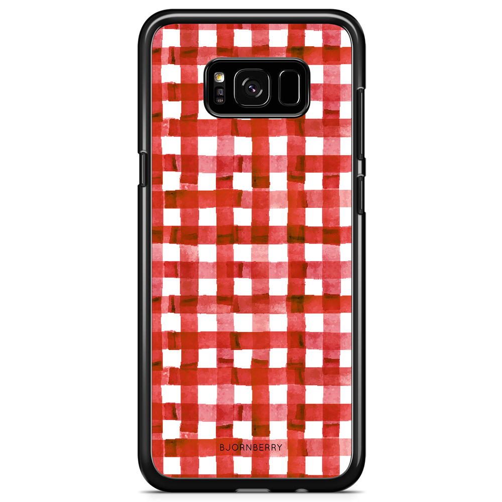 Samsung Galaxy S8 Case - Red Stripes