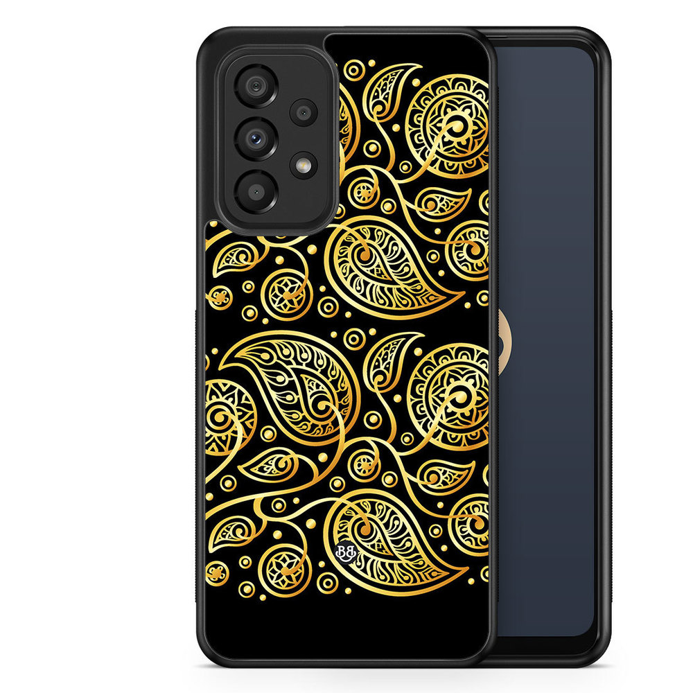 Samsung Galaxy A33 5G Case - Gold Flowers