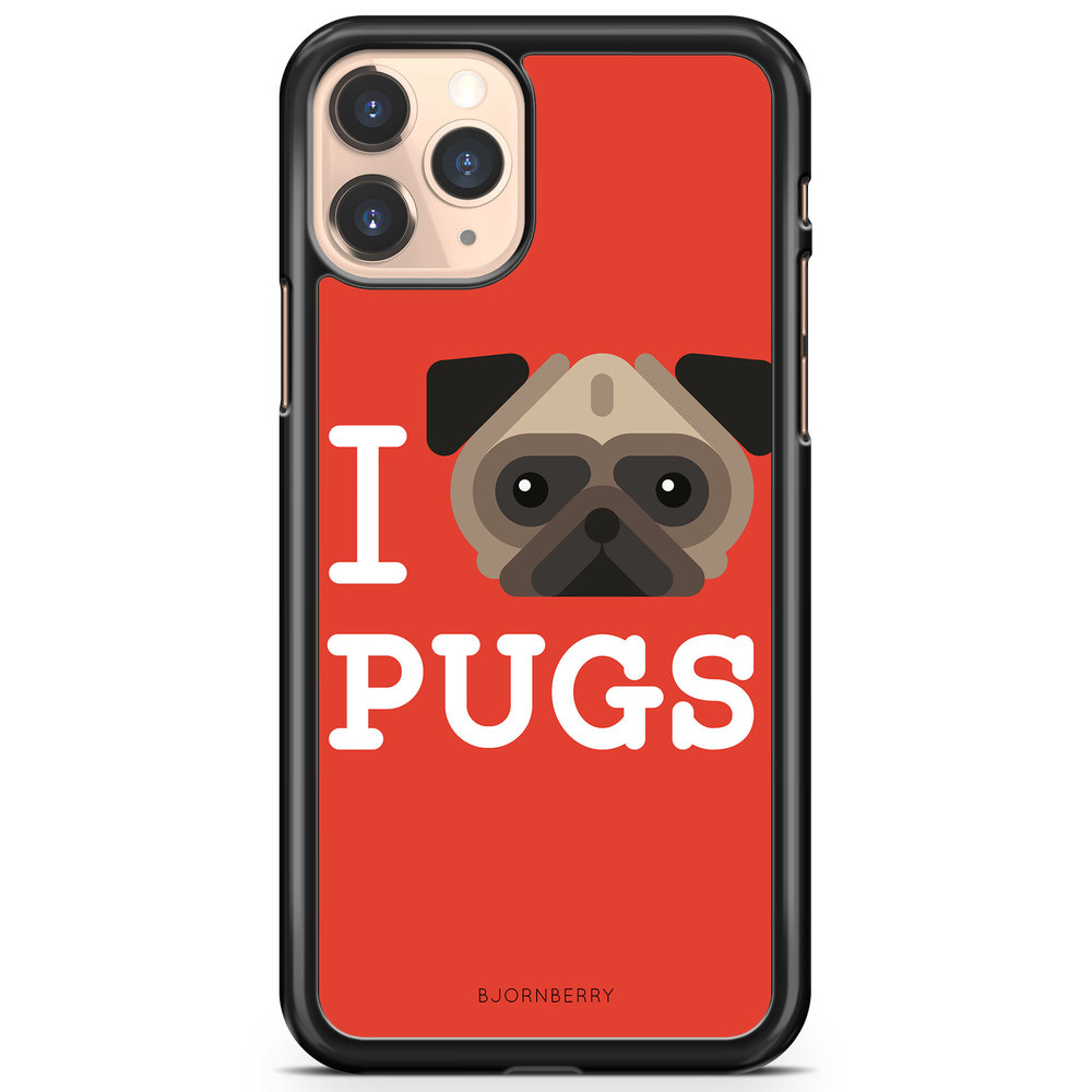 iPhone 11 Pro Case - I Love Pugs