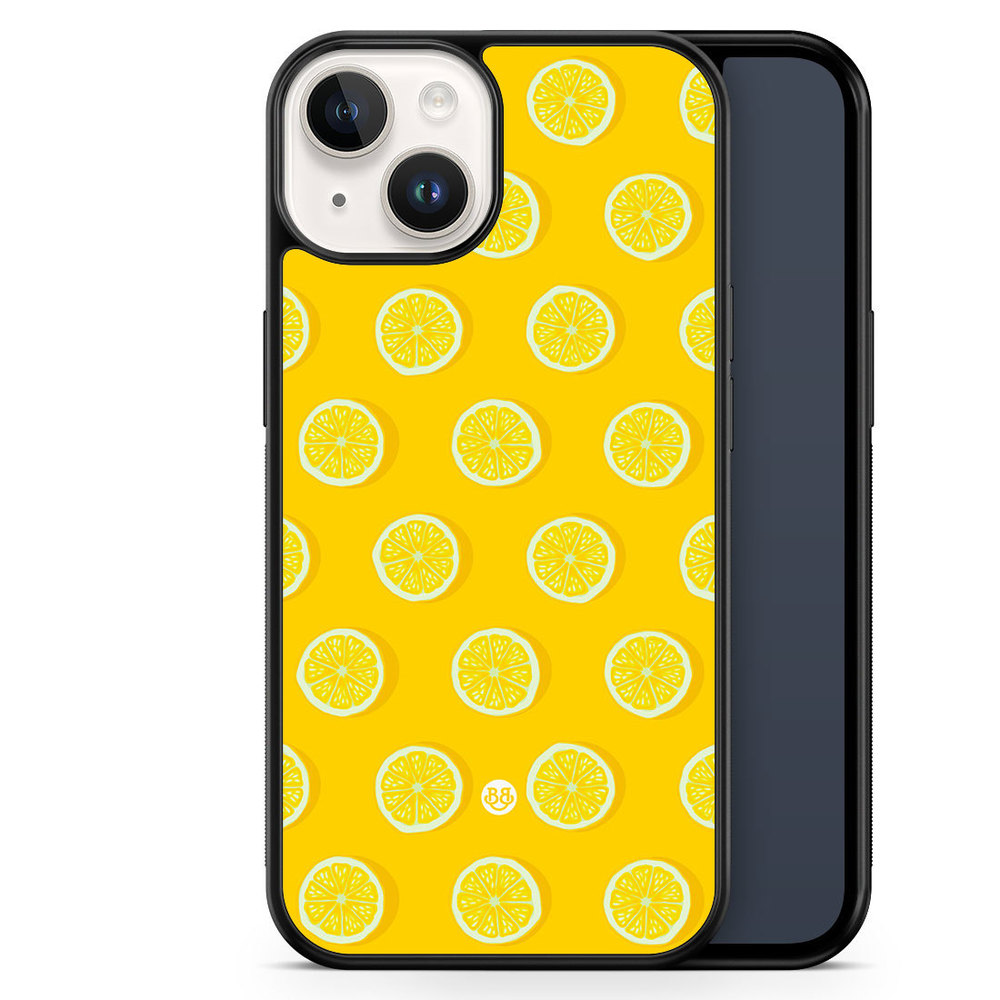 iPhone 14 Case - Lemon Pattern